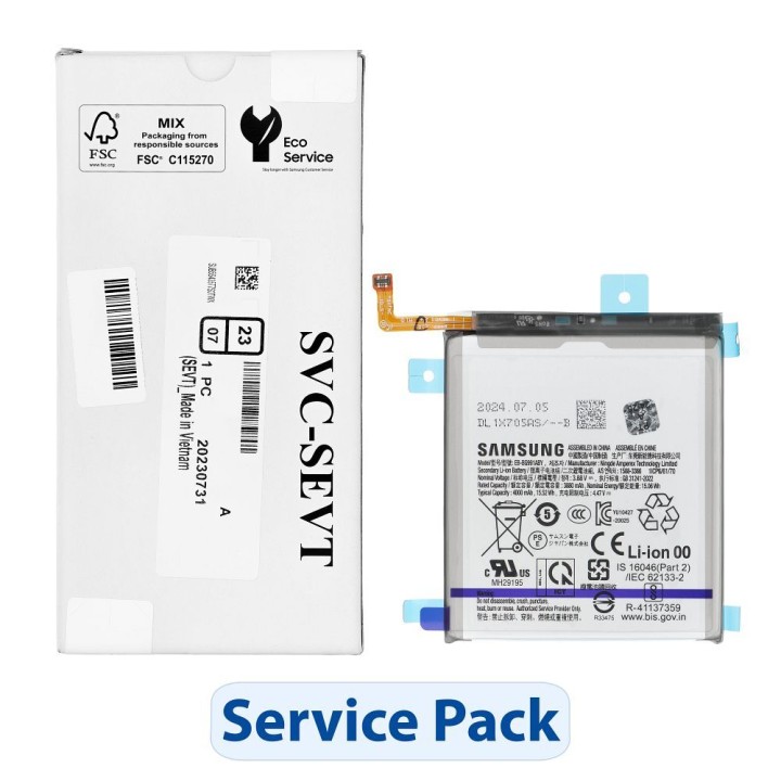 ServicePack аккумулятор EB-BG991ABY для SAMSUNG S21 5G G991B GH82-24537A
