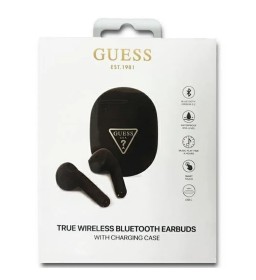 Беспроводные наушники / bluetooth стерео TWS GUESS + gutwst82trk док-станция (треугольник логотип / черный)