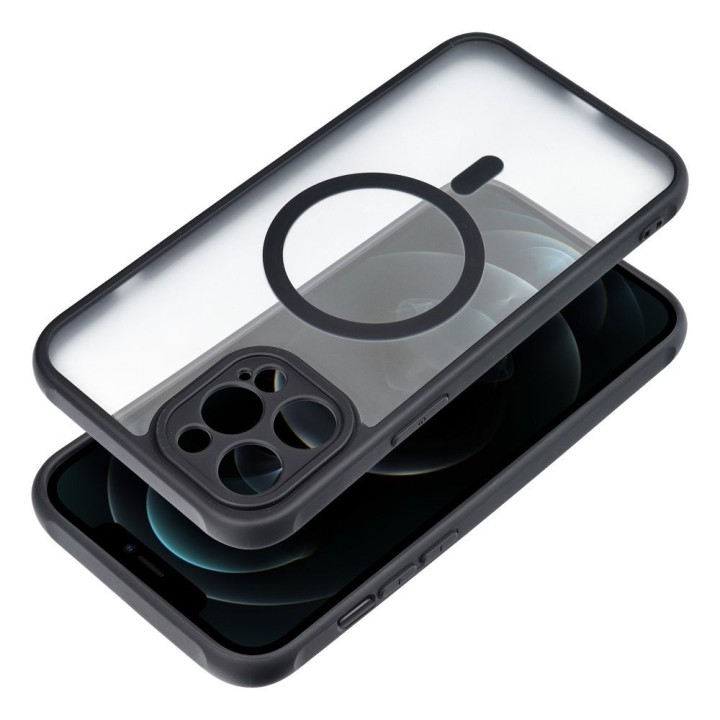 Чохол для iPhone 12 PRO MAX Full Matte Mag Cover сумісний з MagSafe чорний