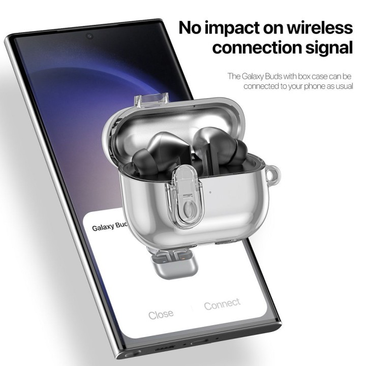Earbuds case Dux Ducis SECI for Samsung Galaxy Buds 3/ Buds 3 PRO protective transparent