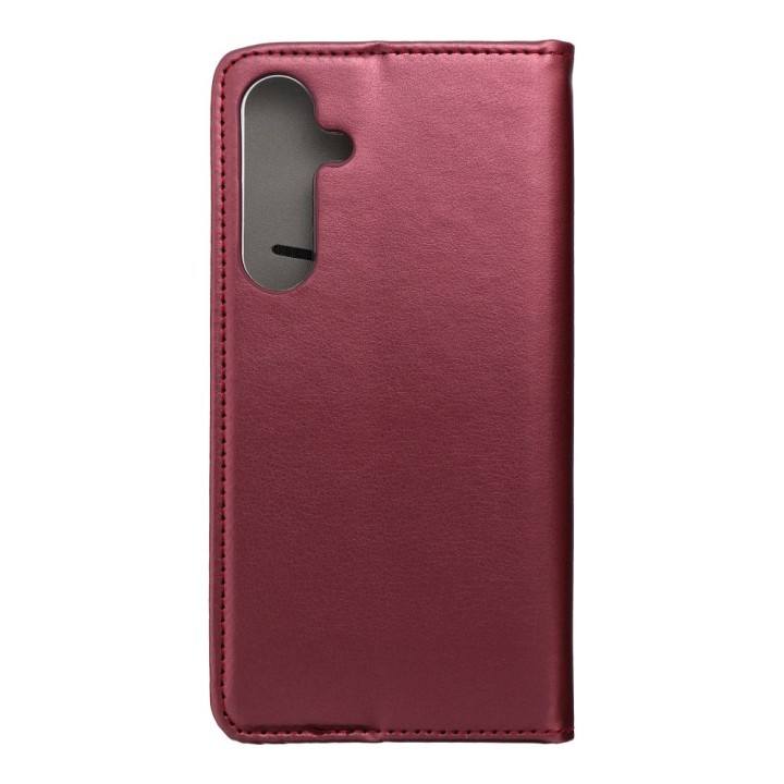 Чохол з клапаном для Samsung S25 PLUS Smart Magneto бордовий