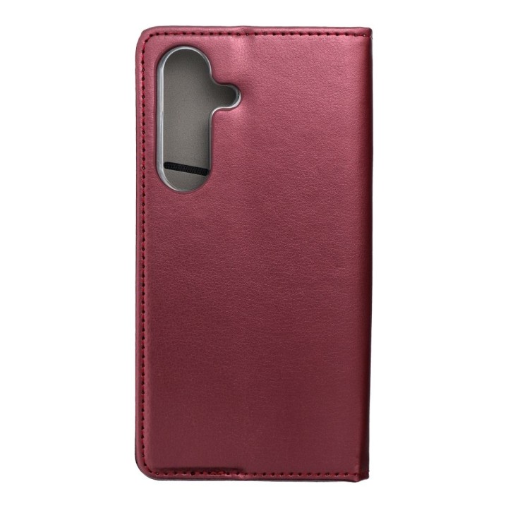 Чохол з клапаном для Samsung S25 Smart Magneto бордовий