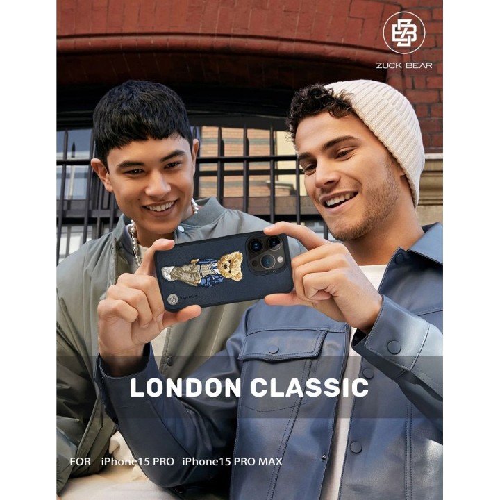 ZUCK BEAR чехол LONDON CLASSIC для IPHONE 15 Pro westminster ace
