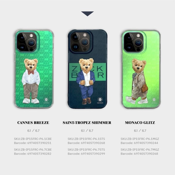 ZUCK BEAR чехол LONDON CLASSIC для IPHONE 15 Pro westminster ace