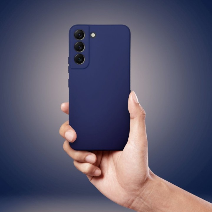 Чехол для Samsung S25 Soft темно-синий