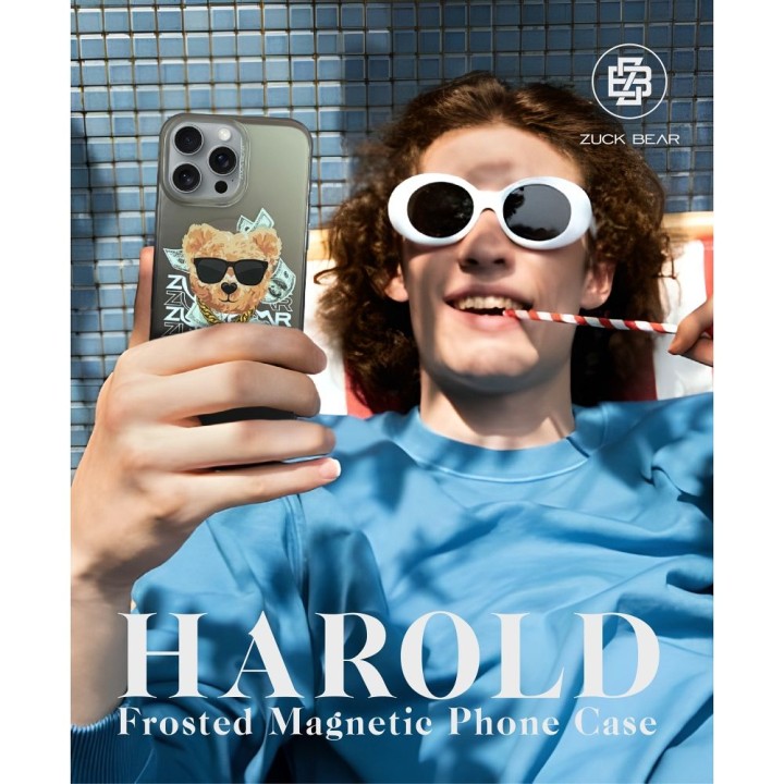 ZUCK BEAR futerał HAROLD MAG kompatybilny z MagSafe do IPHONE 16 Pro Max black