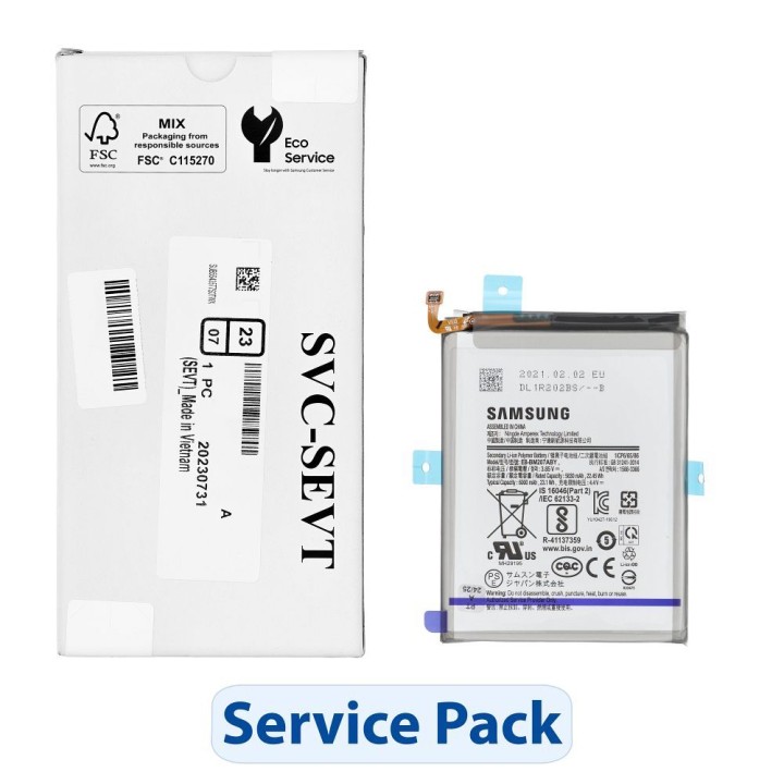 ServicePack акумулятор EB-BM207ABY для SAMSUNG M21 M30 M30S M31 GH82-22406A