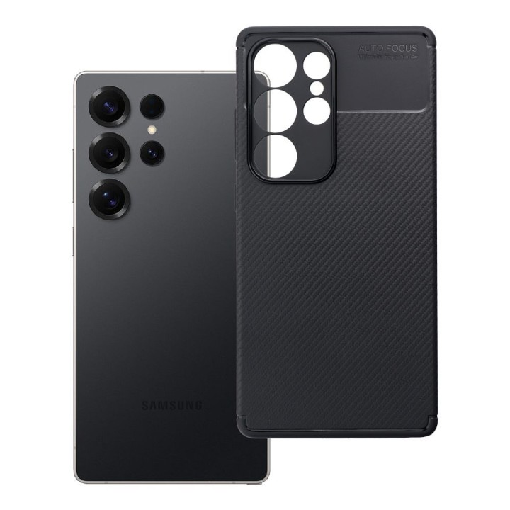 Чохол для Samsung S25 ULTRA Carbon Premium чорний