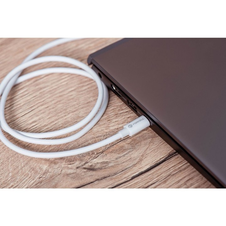 USB-C to USB-C cable Forcell F-Energy QC4.0 PD 5A 100W 3 m C339 white