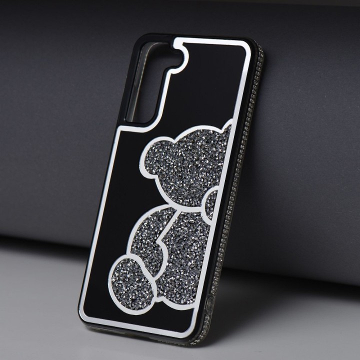 Case for Samsung S25 ULTRA Teddy Bear silver
