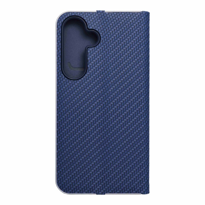 Flip case for Samsung S25 Luna Book Carbon blue