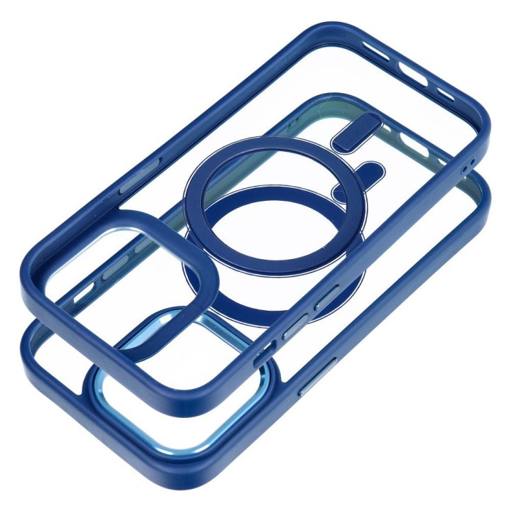 Case for iPhone 14 PRO Color Edge Mag Cover MagSafe compatible blue