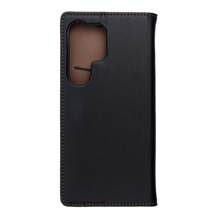 Etui z klapką na Samsung S25 ULTRA Smart Pro Book skórzane czarne