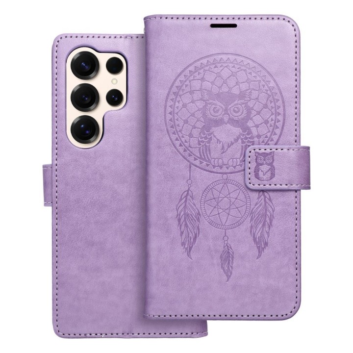 Flip case for Samsung S25 ULTRA Mezzo Book dreamcatcher purple