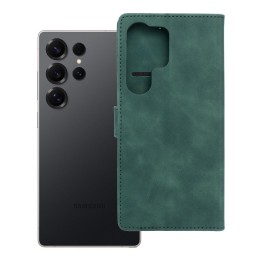 Чехол с клапаном для Samsung S25 ULTRA Tender Book зеленый