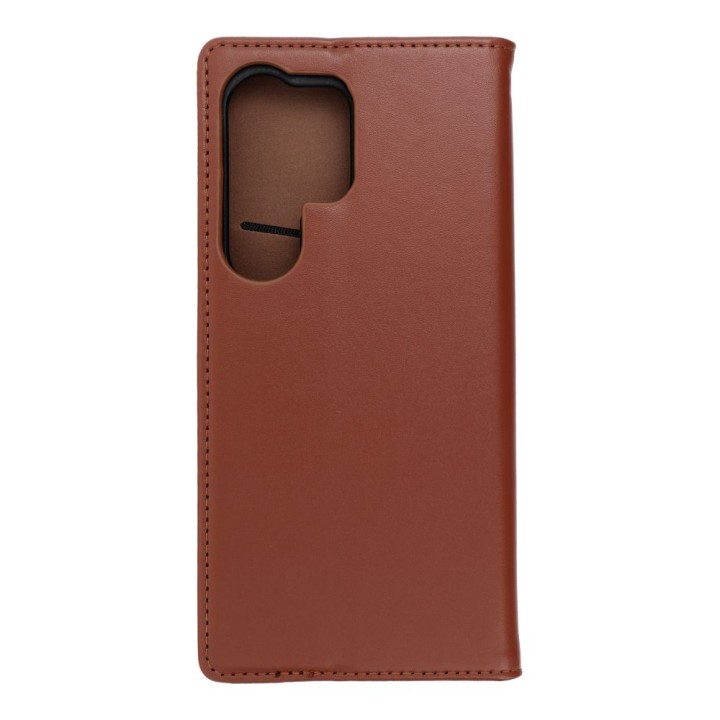 Чохол з клапаном для Samsung S25 ULTRA Smart Pro Book шкіряний коричневий