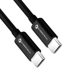 Кабель USB-C – USB-C Forcell F-Energy QC4.0 PD 3A 60W 0,25 m C338 чорний