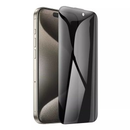 Tempered glass for iPhone 15 360-degree privacy Hoco