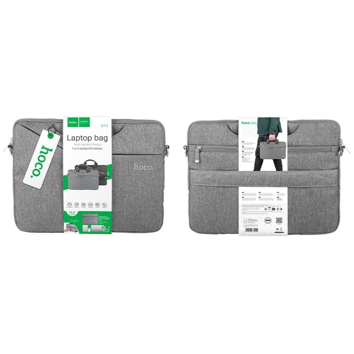 Bag for a laptop / tablet / netbook 15,6" Hoco GT4 grey