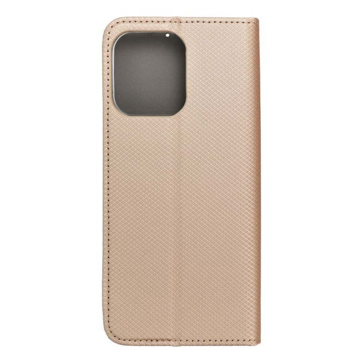 Etui z klapką na Motorola G75 Smart Case Book złote