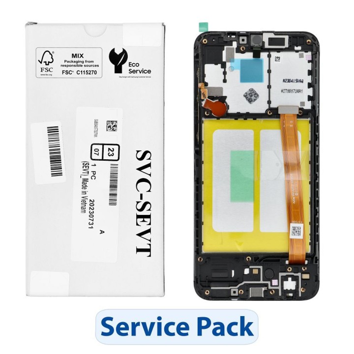 ServicePack LCD display SAMSUNG A20e A202F GH82-20186A