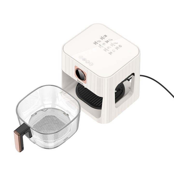 Аерогриль Air Fryer Hoco з сенсорним екраном 4,5L 1100W HE22 білий
