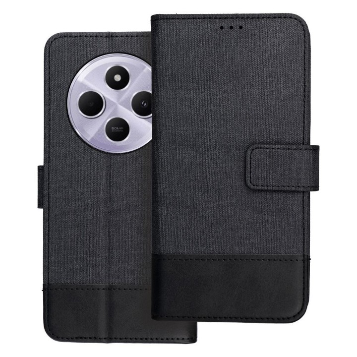 Чохол з клапаном для Xiaomi Redmi 14C Gomma Book чорний