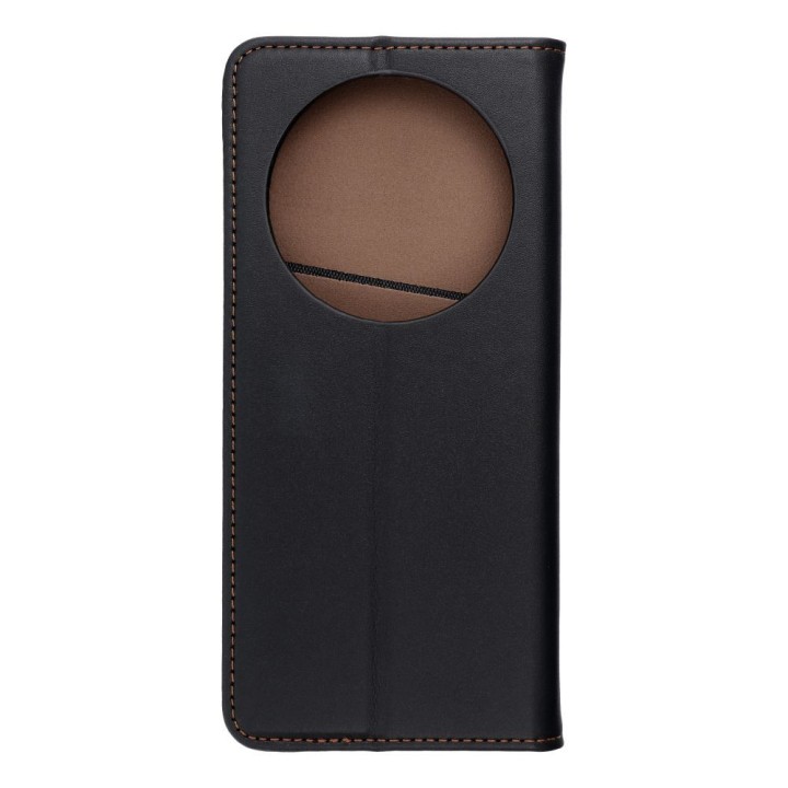 Чехол с клапаном для Xiaomi Redmi 14C Smart Pro Book кожаный черный