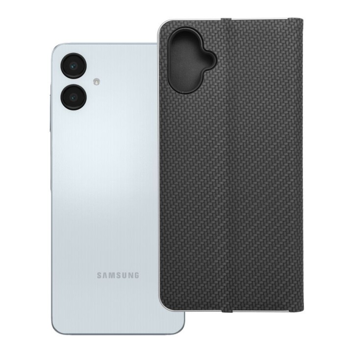 Чохол з клапаном для Samsung A06 Luna Book Carbon чорний