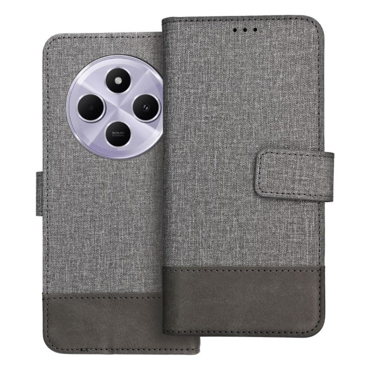 Flip case for Xiaomi Redmi 14C Gomma Book grey