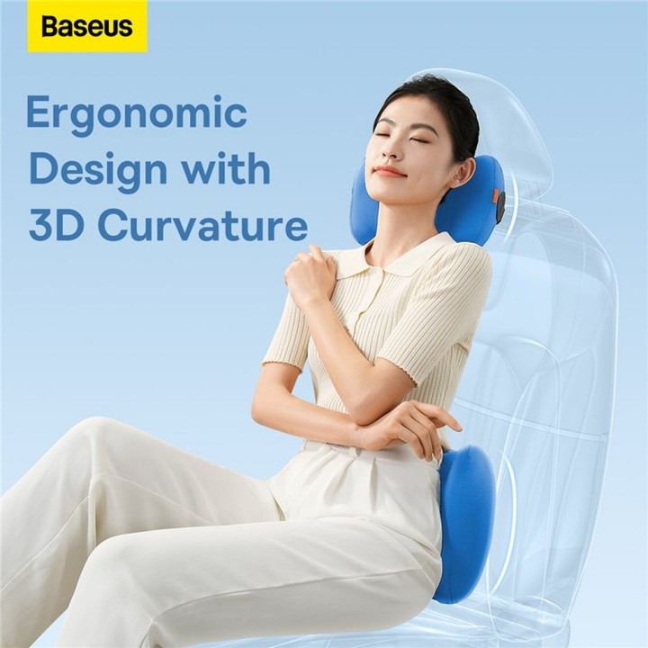 BASEUS cooling car lumbar cushion C20036402311-01 blue