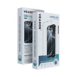 Tempered glass 6D for iPhone 15 / 16 Veason Pro Glass (SET 10in1) black