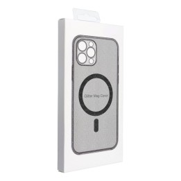 Etui na iPhone 16 Clear Mag Cover - Glitter (Str / Camera Protection) zgodne z MagSafe czarne glitter