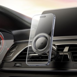 Magnetic car phone holder MagSafe compatible Hoco for the air vent H56 black