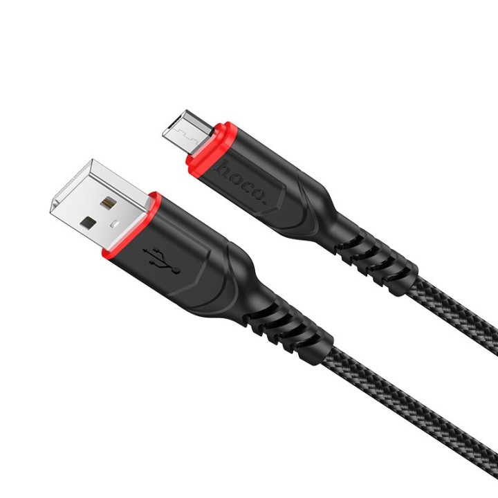 Cable USB A for Micro USB Hoco 2,4A 3 m X59 black
