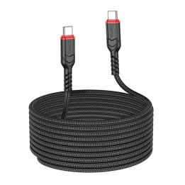 Kabel USB C do USB C Hoco 3A 60W 3 m X59 czarny