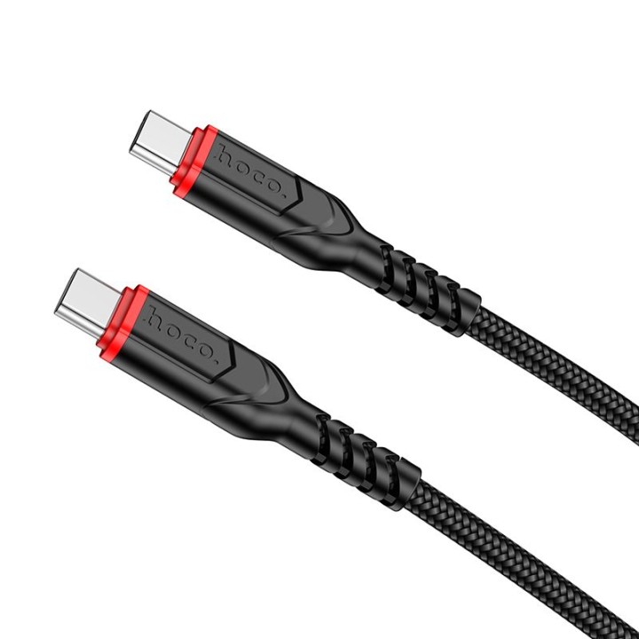 Кабель USB-C – USB-C Hoco 3A 60W 3 m X59 чорний