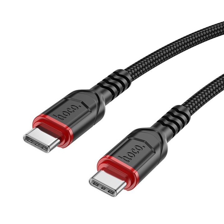USB-C to USB-C cable Hoco 3A 60W 3 m X59 black