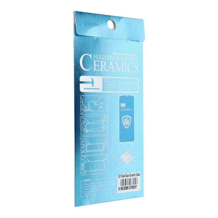 Szkło hartowane 5D Full Glue do Xiaomi Redmi Note 14 PRO PLUS 5G Ceramic Glass czarne