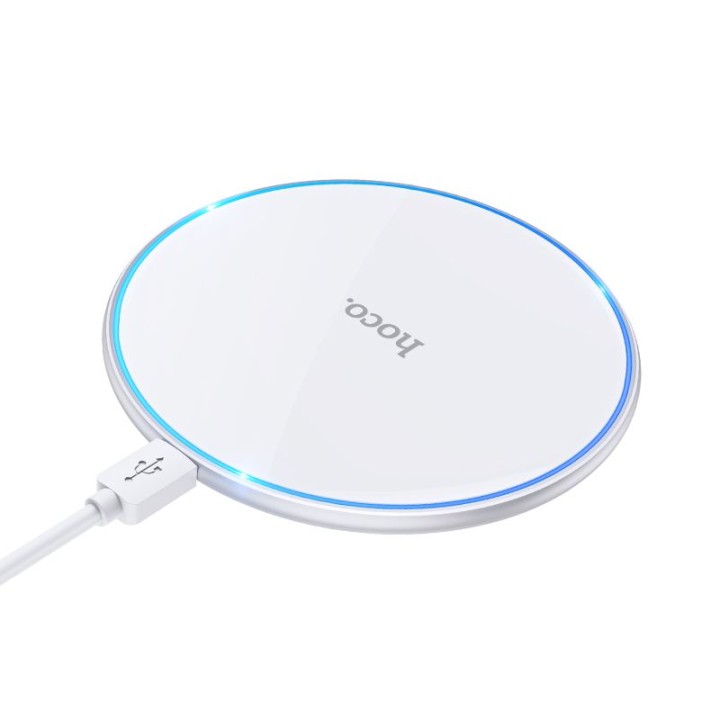 Wireless charger Hoco 2A 15W with backlight CW6 PRO white