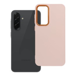 Etui na Samsung A36 5G Frame pudrowy róż