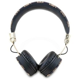 GUESS wireless headphones bluetooth with headband ENC GUBH70EPOSMK (PU 4G Peony Script Round Shape) black