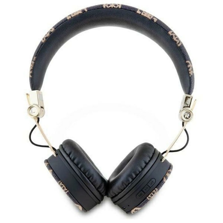 GUESS wireless headphones bluetooth with headband ENC GUBH70EPOSMK (PU 4G Peony Script Round Shape) black