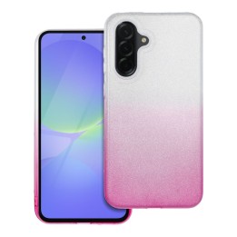 Etui na Samsung A36 5G Shining transparentne różowe