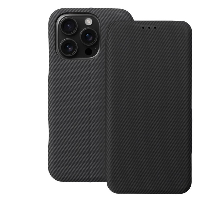 Чохол з клапаном для iPhone 16 PRO Folio Side Magnet сірий