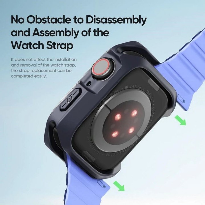 DUX DUCIS case TAMO for Apple Watch series 10 42 mm transparent with gray