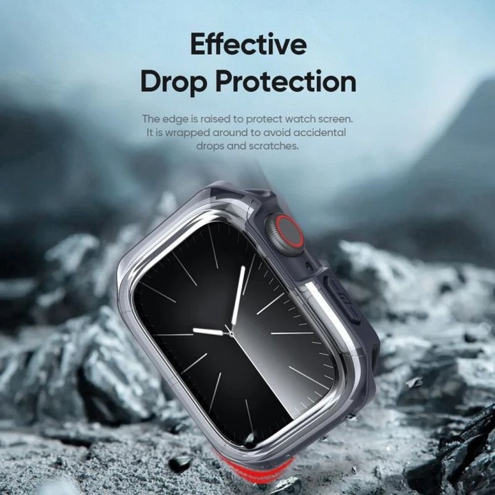 DUX DUCIS case TAMO for Apple Watch series 10 42 mm transparent with gray