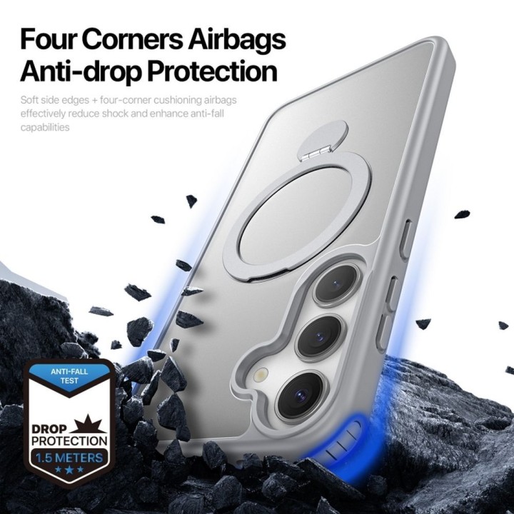 DUX DUCIS case YIND compatible with MagSafe for SAMSUNG S25 Plus grey