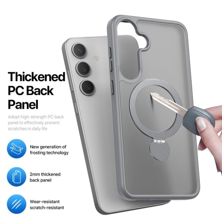 DUX DUCIS case YIND compatible with MagSafe for SAMSUNG S25 Plus grey