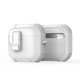 Чехол для наушников Dux Ducis PECP для AirPods 4 защитный TPU+PC белый